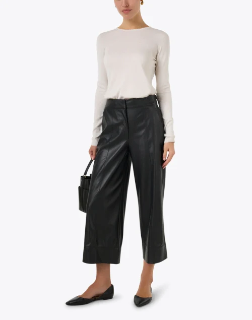 Light Grey Silk Cashmere Top