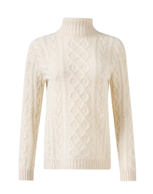 Cream Cable Knit Sweater