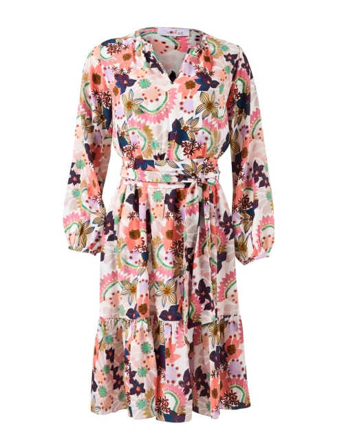 Pauline Floral Print Silk Dress
