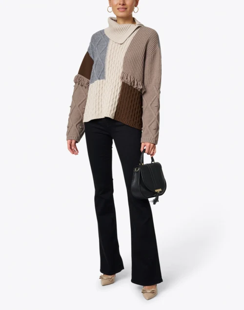 Beverly Onyx Essential High Rise Flare Stretch Denim Jean