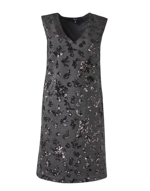Pesaro Grey Sequin Dress