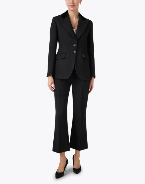 Swing Black Velvet Collar Jacket