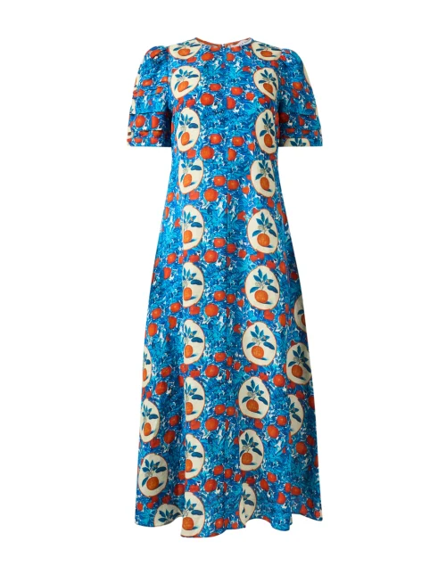 Casey Multi Orange Print Dress