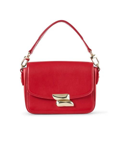Frankie Red Leather Crossbody Bag