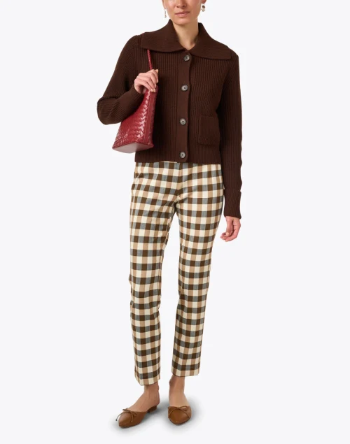 Annie Brown Plaid Pant
