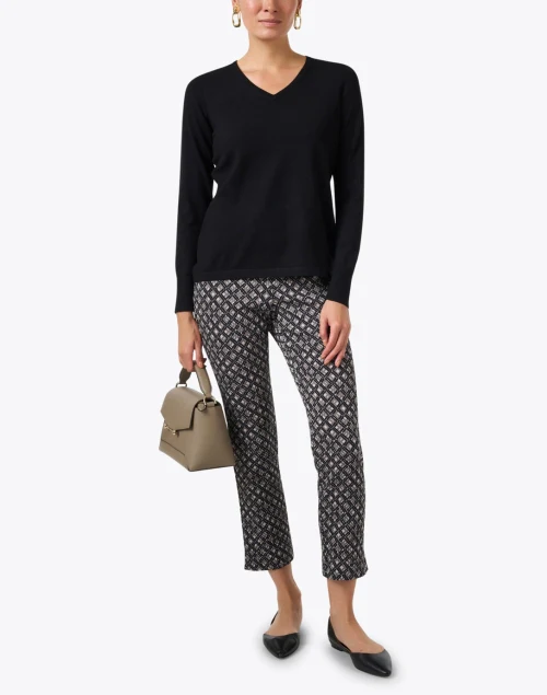 Black V-Neck Sweater