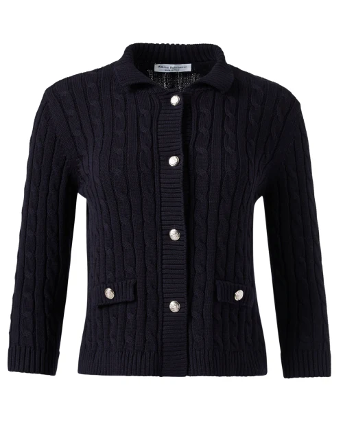 Salita Navy Cable Knit Jacket