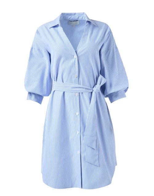 Kate Blue and White Striped Dress