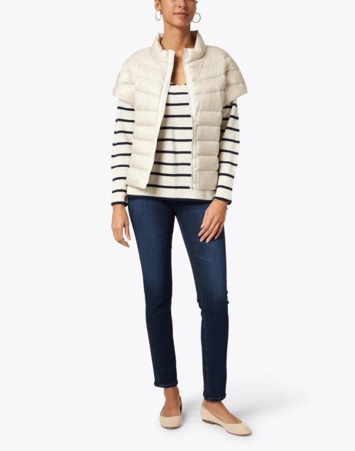 Palm Beach Beige Puffer Jacket