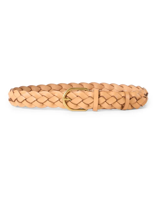 Carson Honey Woven Leather Belt