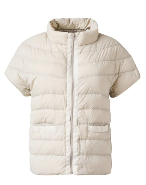 Palm Beach Beige Puffer Jacket