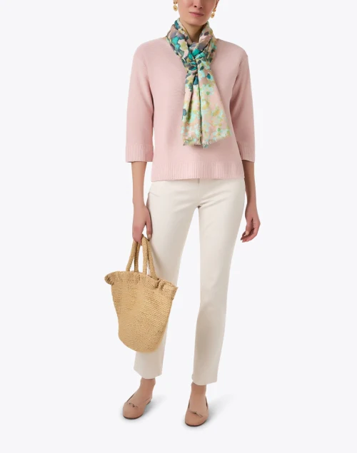 Pink Linen Sweater