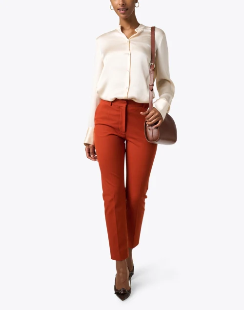 Coleman Orange Gabardine Pant