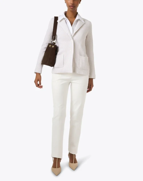 Salome Beige Knit Jacket