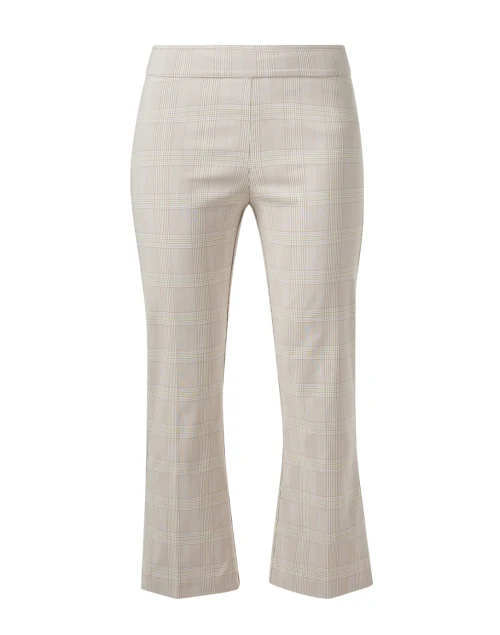 Leo Neutral Plaid Crop Flare Pant