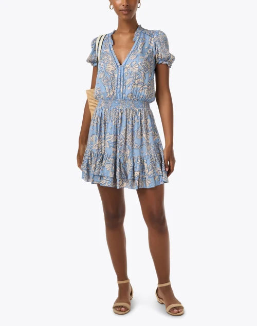 Bibi Blue Print Dress