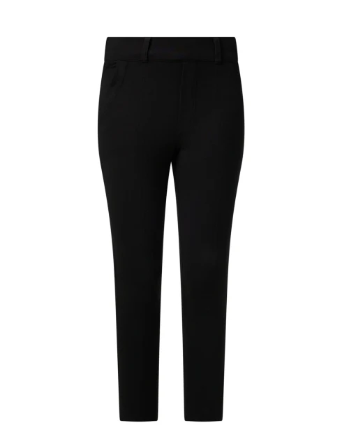 Black Pull On Stretch Pant