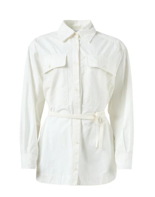 Flowe Cream Cotton Shirt