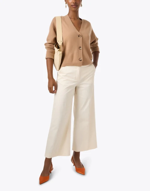 Camel Cashmere Cardigan