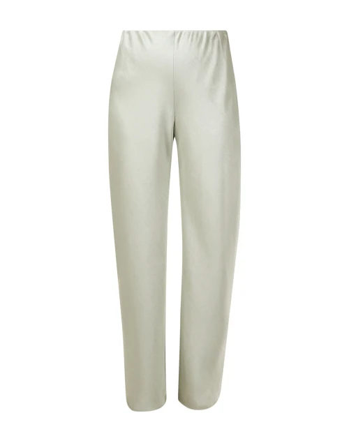 Green Bias Satin Pant