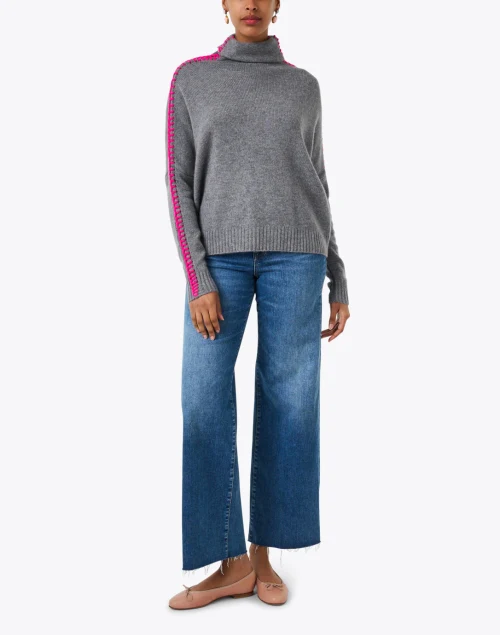 Thea Grey Cashmere Sweater
