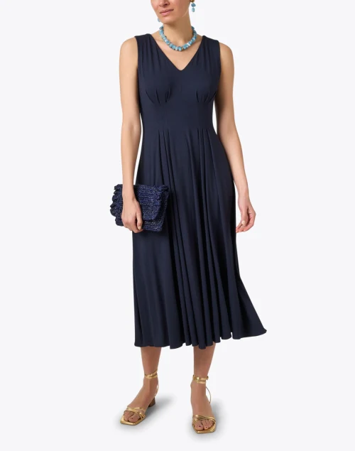 Sahara Navy Jersey Dress