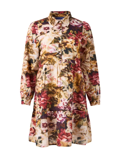 Romy Pink Multi Floral Cotton Dress