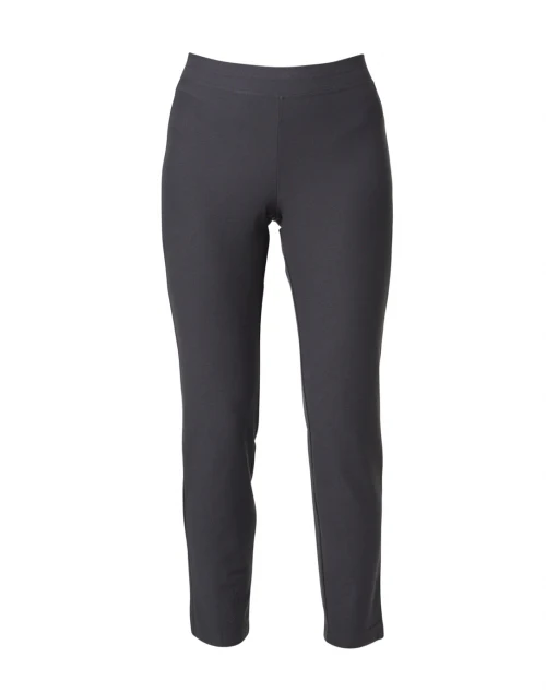 Graphite Stretch Crepe Slim Ankle Pant