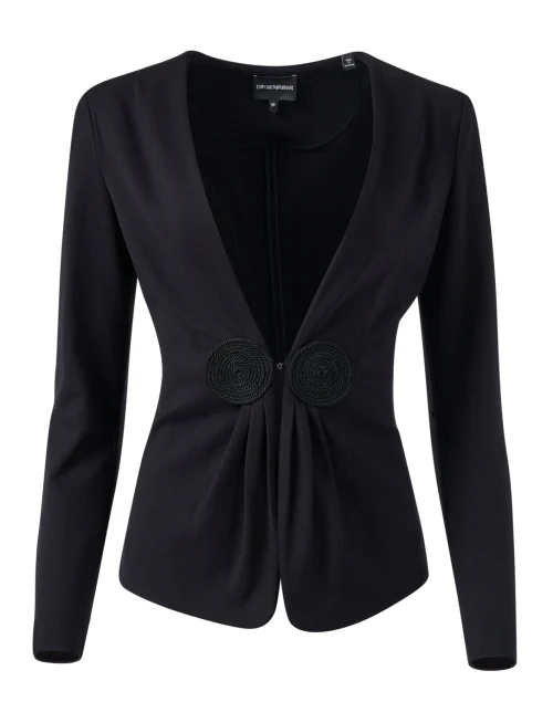 Black Jersey Jacket