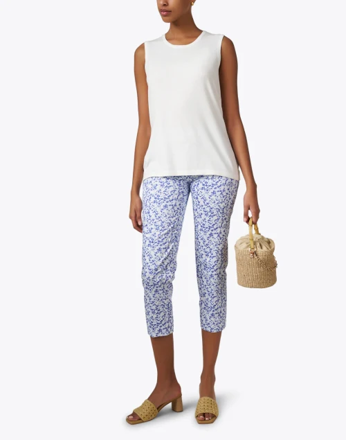 White Sleeveless Top