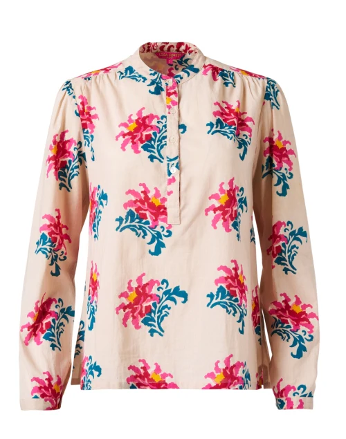 Batumi Beige Print Shirt