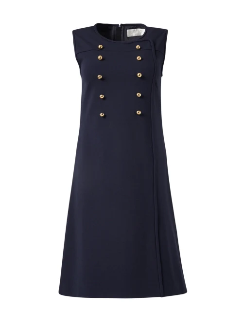 Sybil Navy Dress