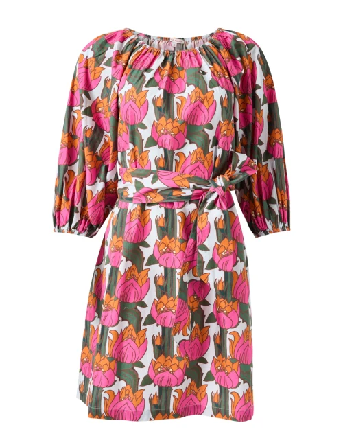 Bliss Multi Floral Print Cotton Dress