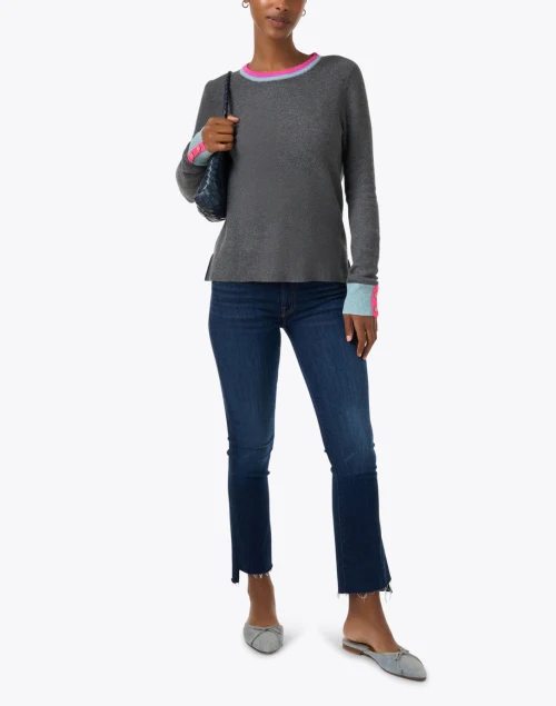 The Insider Dark Blue Step Hem Jean