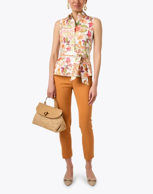 Lyon Orange Slim Leg Pant