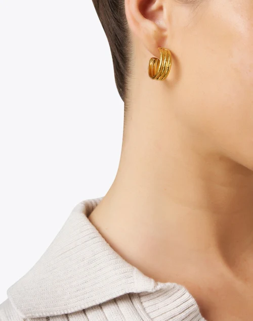 Gold Hoop Earrings