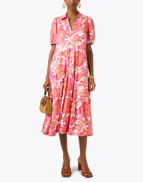 Portia Multi Floral Print Dress
