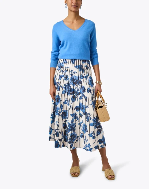 Blue Cashmere Sweater