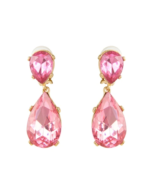 Pink Teardrop Earrings