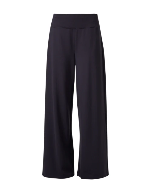 Navy Ponte Wide Leg Pant