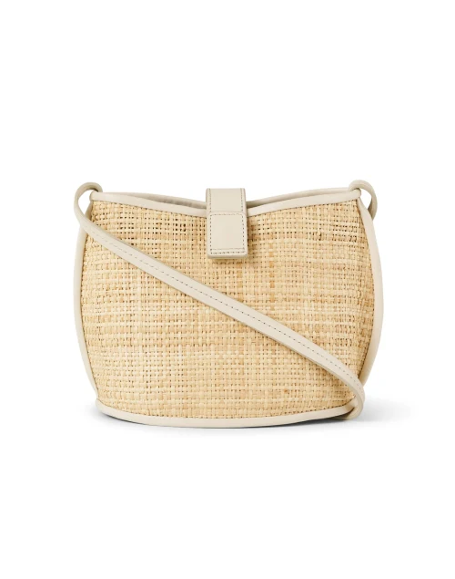 Paola Woven Raffia Crossbody Bag