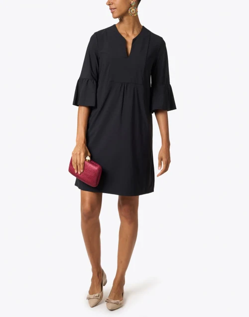 Black Ruffled Dress