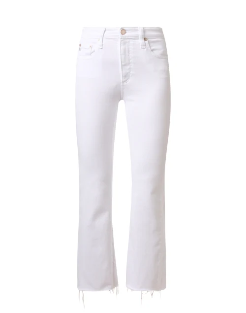 Farrah White Boot Crop Jean