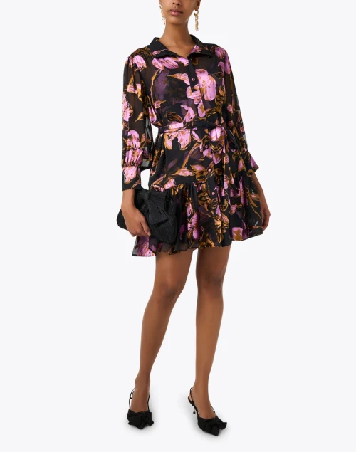 Emi Pink Floral Print Dress