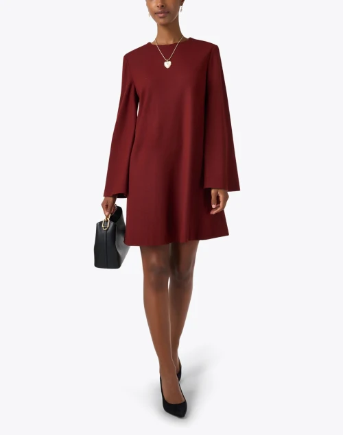 Brick Red Wool Dress