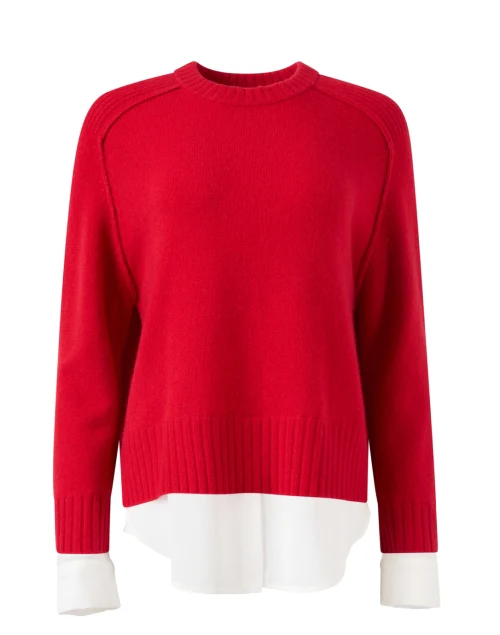 Parson Red Wool Cashmere Looker Sweater