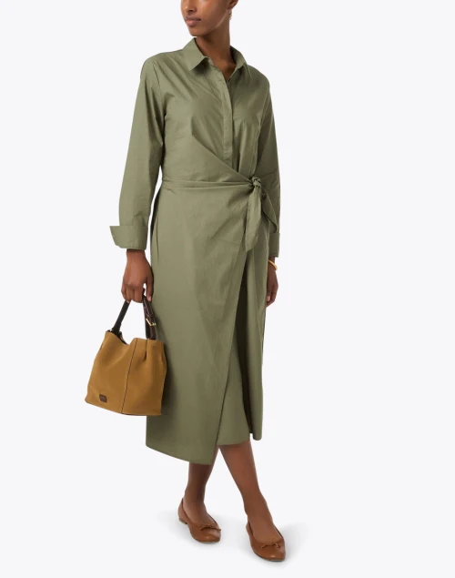 McCallister Green Shirt Dress