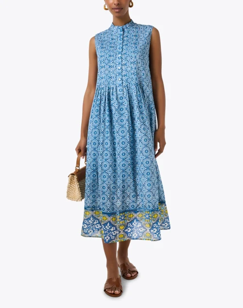 Catalina Blue Floral Print Dress