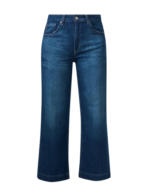 Saige Blue Wide Leg Ankle Jean