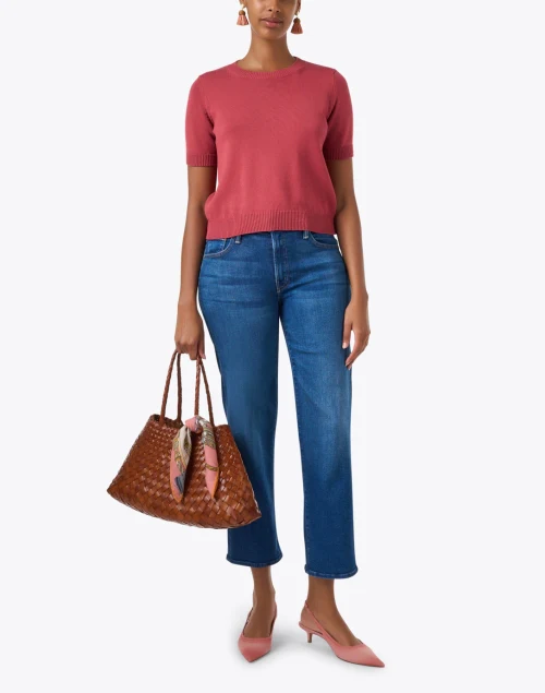 Rango Red Cotton Sweater